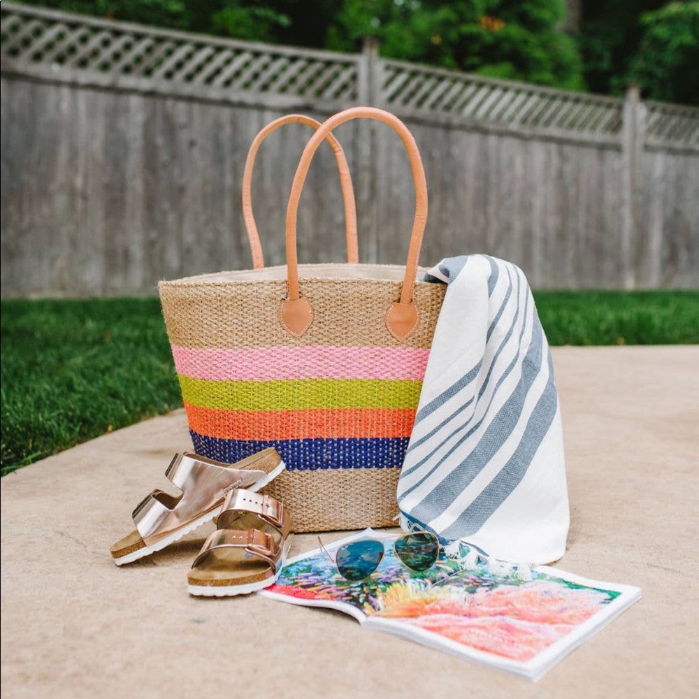 Gorgeous woven tote bag